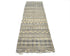 9 Feet Moroccan Gray Hand Woven Wool Runner Rug